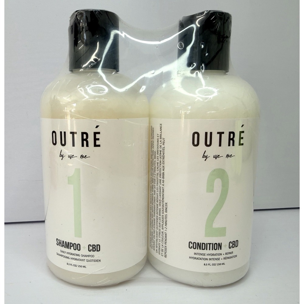 Outre by Use Me Shampoo & Conditioner Set 8.5 Oz For All Hair Types New Sealed